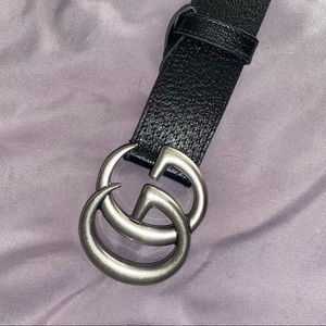 Gucci GG marmont belt in silver AUTHENTIC 🤩 unisex